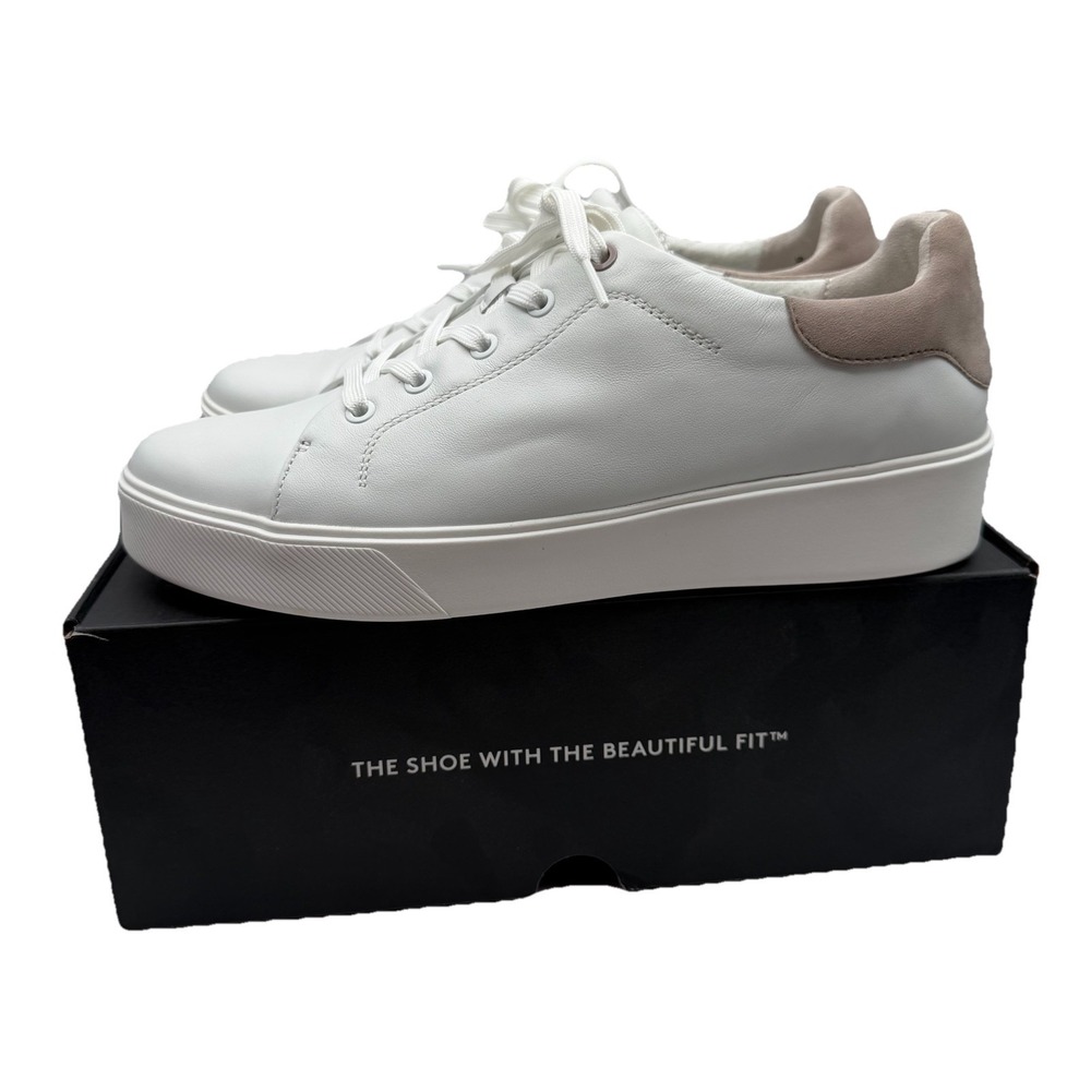 New Naturalizer Morrison 2.0 Women's Sneakers Size 12 M White Leather Shoes NIB - Picture 4 of 7